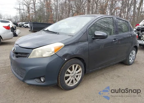 2013 Toyota Yaris L/Le/Se из США, поврежденный, VIN JTDKTUD39DD557984